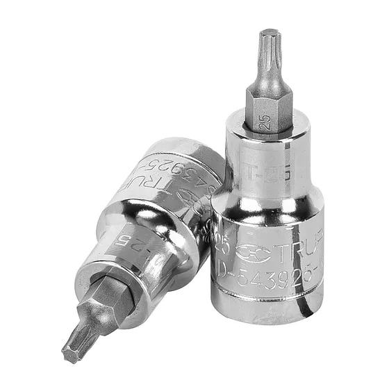 CUBO MECANICO DE PUNTA TORX T-40 ENTRADA 1/2" TRUPER