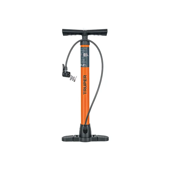 BOMBA MANUAL DE AIRE 100 PSI PARA INFLAR NEUMATICOS TRUPER