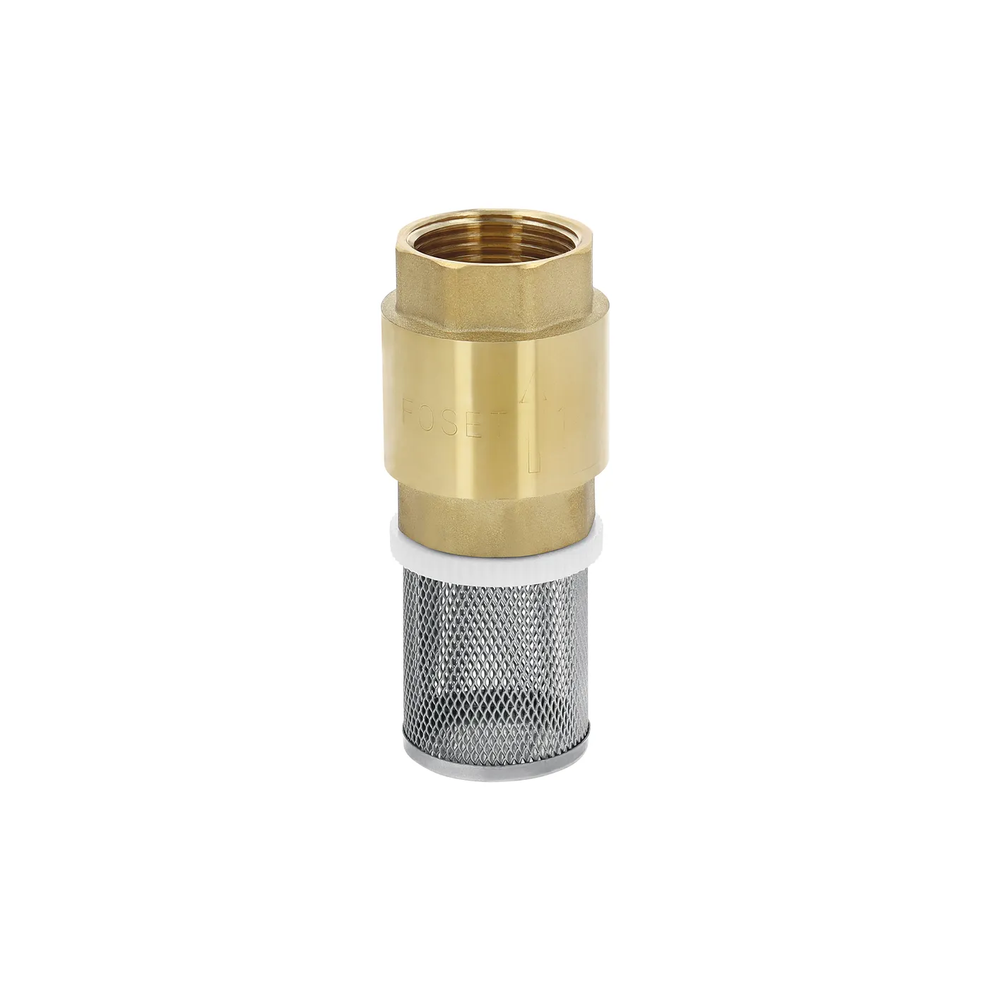 CHEQUE VERTICAL 1'' REJILLA ACERO INOXIDABLE FOSET