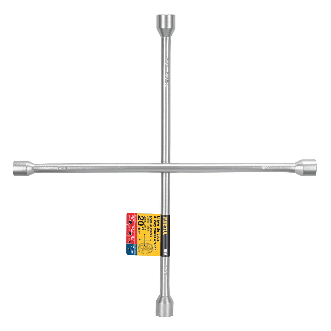 LLAVE DE CRUZ 18 PULGADAS PRETUL