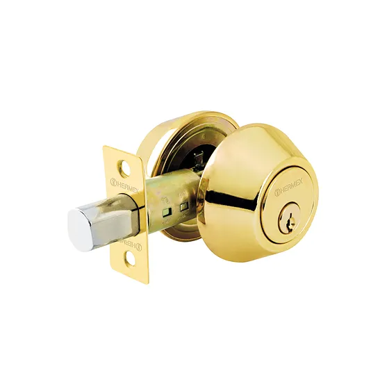 CERROJO LLAVE-LLAVE CROMO MATE HERMEX BASIC
