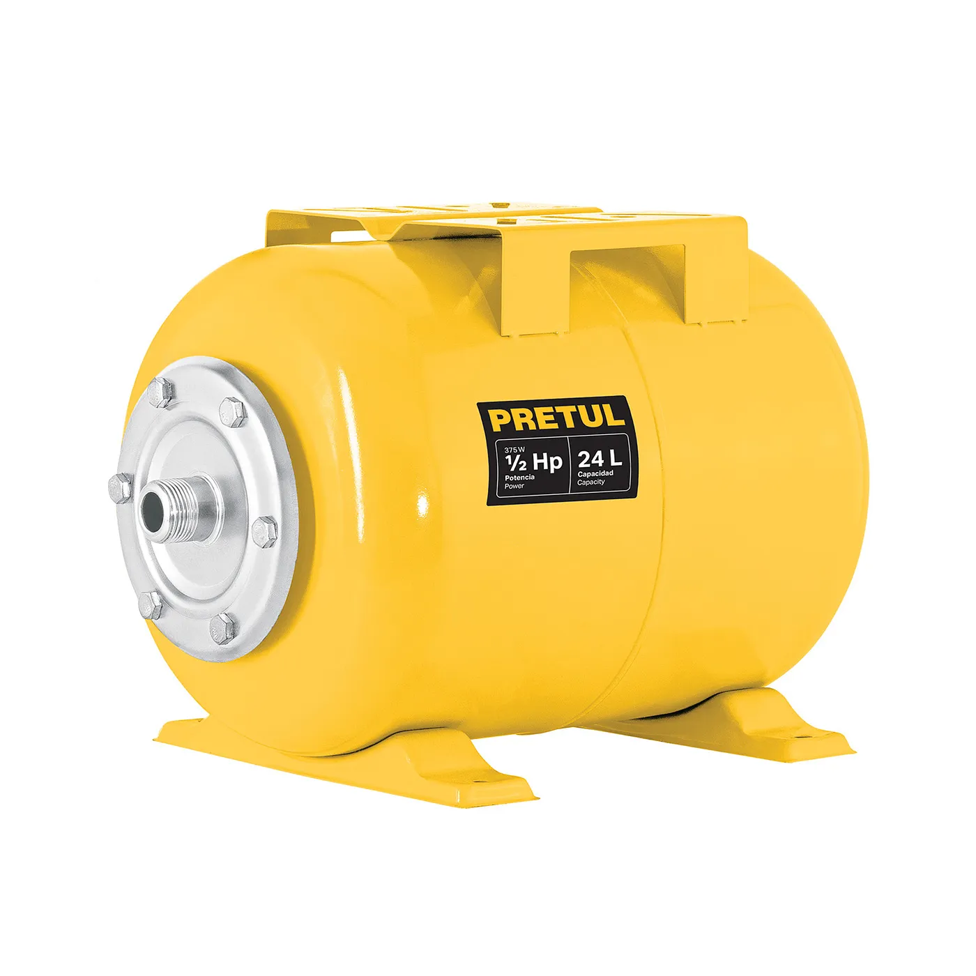 TANQUE PARA BOMBA HIDRONEUMATICA 1/2 HP DE 24LTS PRETUL FOSET