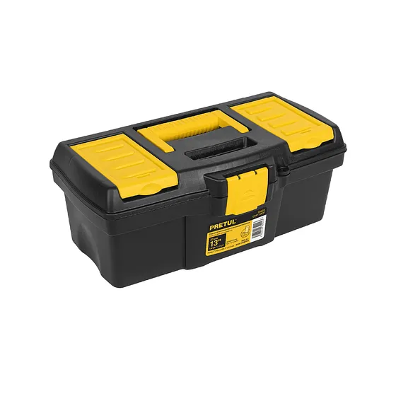 CAJA DE HERRAMIENTAS 19" CON COMPARTIMIENTOS PRETUL