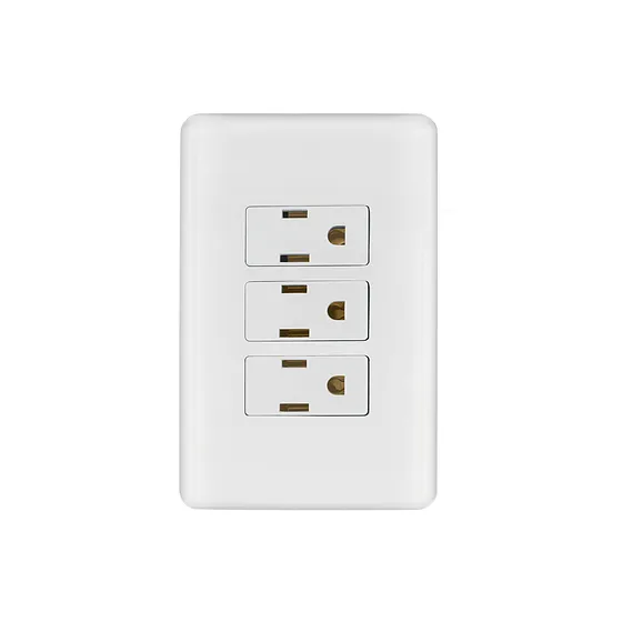 TOMACORRIENTE TRIPLE 127V 15 AMP BLANCO  VOLTECK BASIC