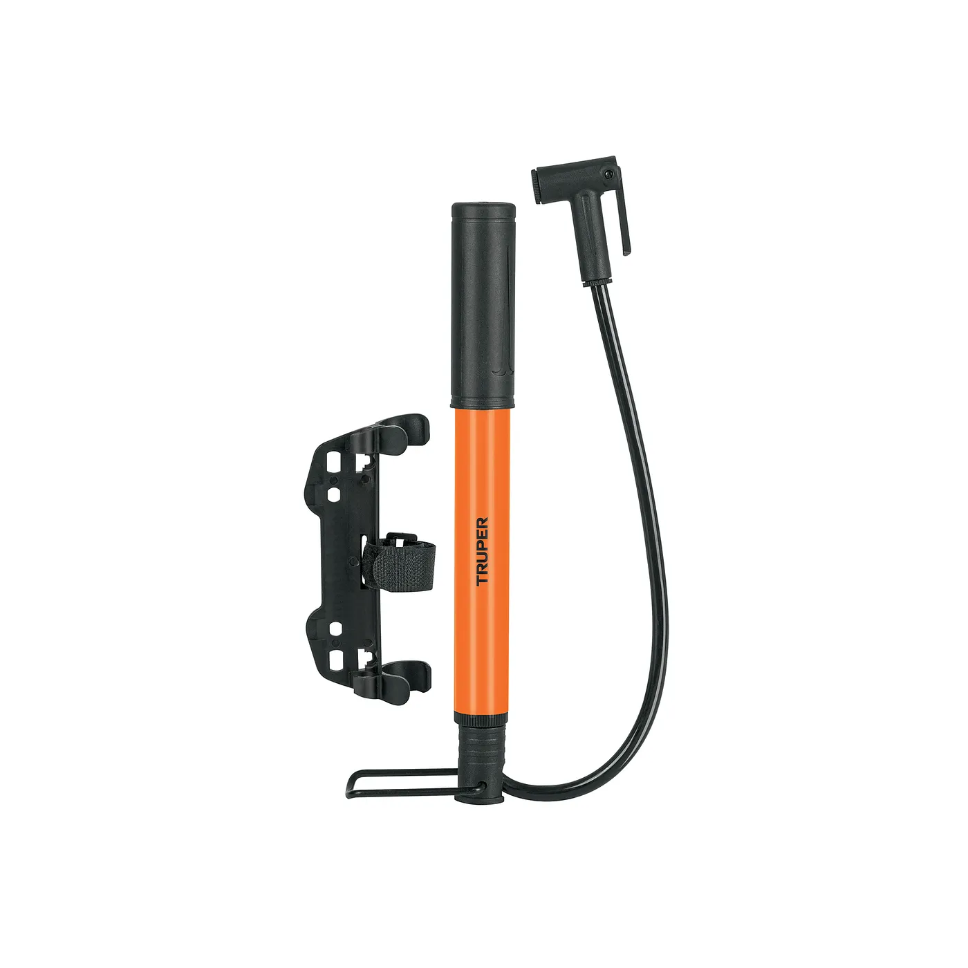 MINI BOMBA DE AIRE MANUAL 60 PSI PARA BICICLETA TRUPER