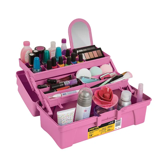 CAJA COSMETICA 14" PRETUL