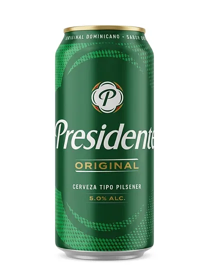 PRESIDENTE ORIGINAL CERVEZA 16 OZ LATA