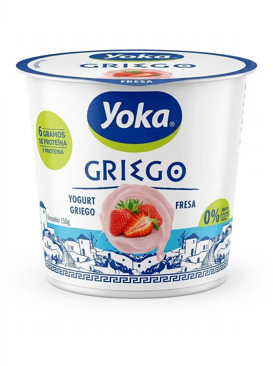 YOKA GRIEGO BAT FRESA 150G