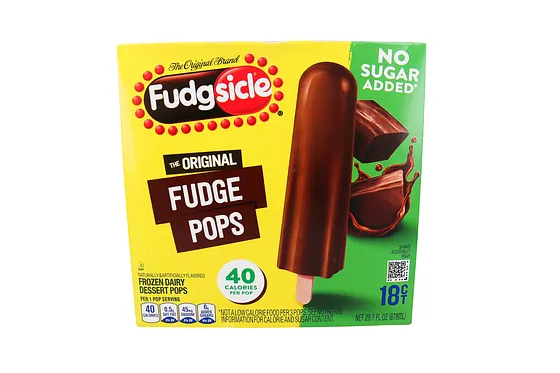 POPSICLE POP ICE CREAM FUDGES 18CT